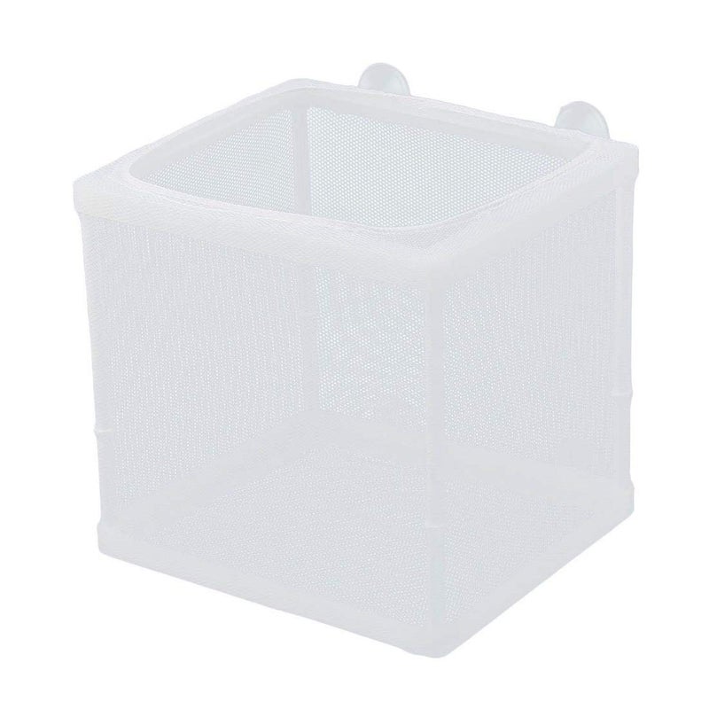 COMOK Fish Hatchery Breeder Box Aquarium Separation Net Nylon Incubator Mesh Fish Breeding Tanks Isolation Box White Square 20PCS - Image 1